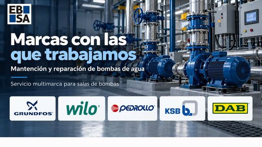 Marcas de bombas que mantenemos y reparamos